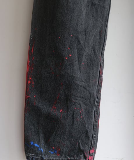 "暗闇の光" Light from Darkness denim, Based on Black Levis 505 denim