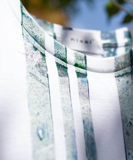 "青の色彩記録 第一色" Blue color record T-shirt