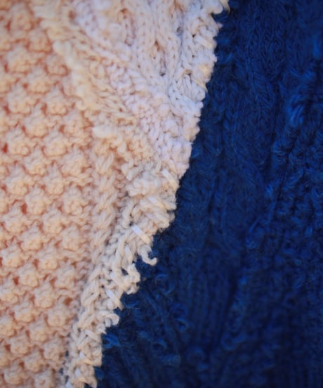 "あの日、青かっただけのニット・セーター 2022年式" Past blue knit, Rebuild by vintages