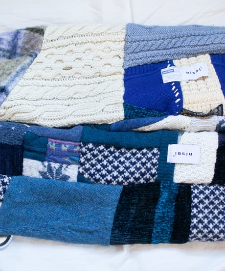 "つぎはぎのアームニット／レッグウォーマー 第四十一色" Arm Knit/Leg Warmers, Rebuild by vintagess