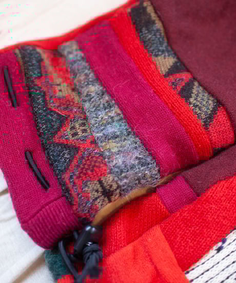 "つぎはぎのアームニット／レッグウォーマー 第五十四色" Arm Knit/Leg Warmers, Rebuild by vintages