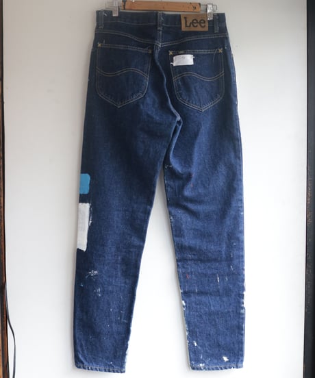 "ネオンと天泣" NEON and Sky tears denim, Based on vintage LEE denim