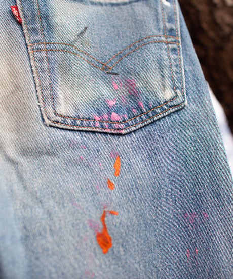 “白い祈り” White Prayer, Blue Courage, Based on Vintage Levi’s