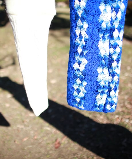 "青に抱かれる彼女のマフラー" Her muffler embraced by blue, Rebuild by vintages