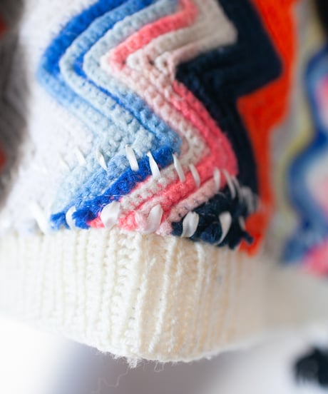 "愛おしい不自由" lovely inconvenience knit, Rebuild by vintages