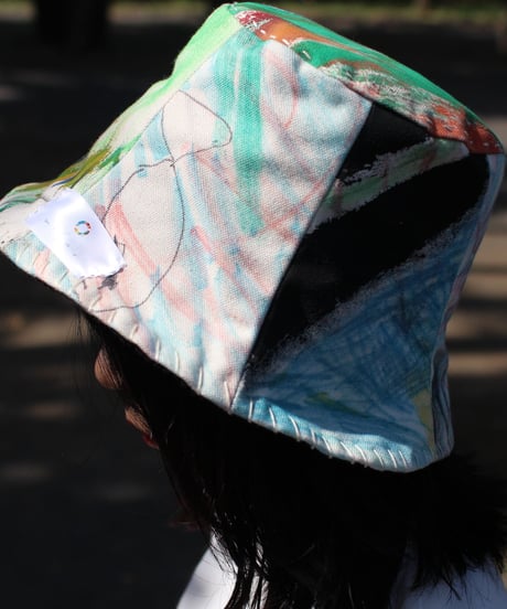 【nisai × daisuke kondo】”遊びと色の果て” After Painting Play Hat / 004