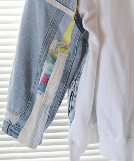 "ひねくれものとハーレム" Altenative and Harlem Lagran sleeve tops rebuild from vintage