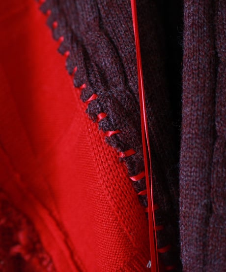 "ガールフレンド・ウィズ・デートコース・ニット" Girlfriend with Date course knit, Rebuild by vintages