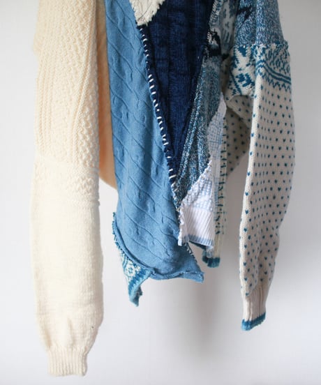 "あなたによく似たアシンメトリー" Asymmetry that looks a lot like you knit, Rebuild by vintages