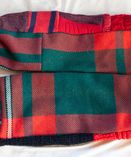 "つぎはぎのアームニット／レッグウォーマー 第三十一色" Arm Knit/Leg Warmers, Rebuild by vintages
