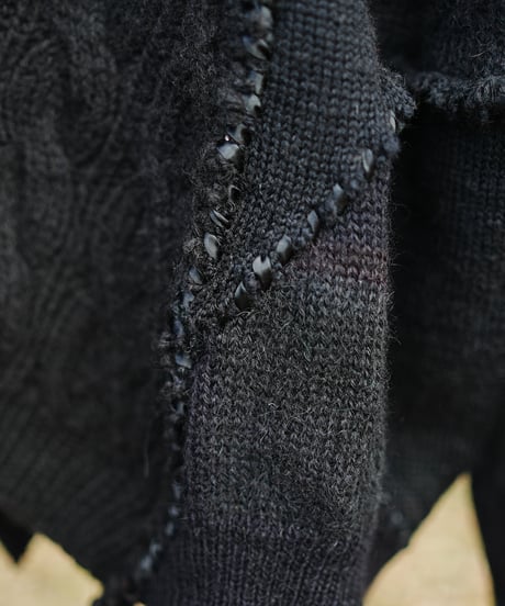 【京都紋付×nisai】"第二の黒" Black 2, Rebuild by vintages