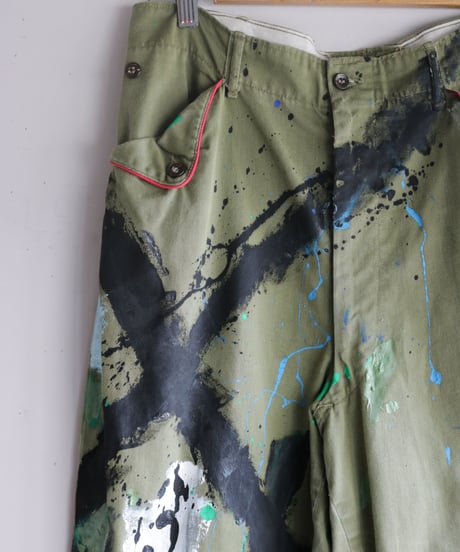 "ふたつの十字" Drawing for Hopes and Lore, Based on vintage military pants