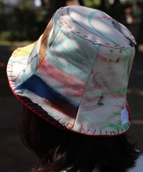 【nisai × daisuke kondo】”遊びと色の果て” After Painting Play Hat / 003