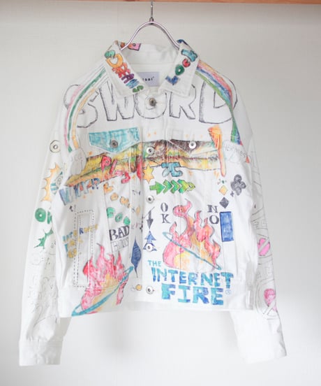 "あそびを抱きしめるためのデニムジャケット" Denim jacket for hugging "play", Based on vintage