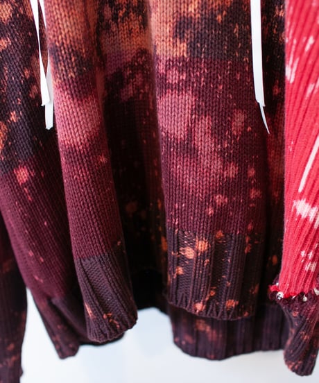 "落花" fallen flower knit, Rebuild by vintages