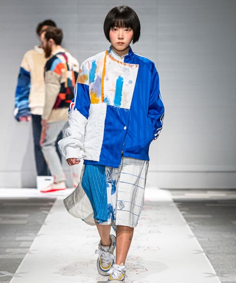 "純真異装交遊" pure and playful jersey, reconstructed from mix vintages