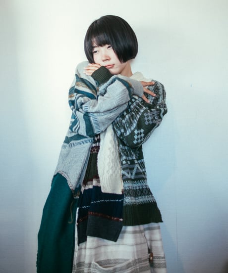 "言葉" Word knit one-piece,Rebuild by vintages