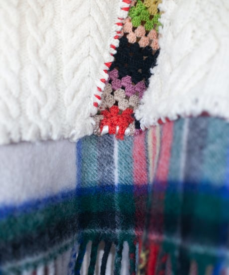 "あの日、白かっただけのニットセーター" turn the colors short-knit, Rebuild by vintages