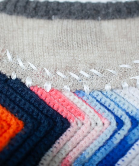 "愛おしい不自由" lovely inconvenience knit, Rebuild by vintages