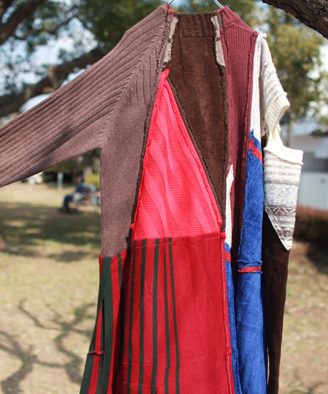 "かわいくておもしろくてしかもあざやか" A cute, interesting and bright dress, Rebuild by vintages