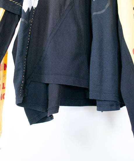 "私だけの向日葵" my own sunflower long-sleeved T-shirt, Rebuild by vintages