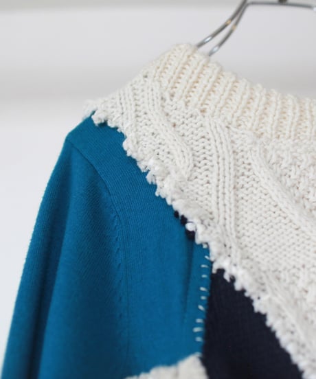 "光の愛" Love of light knit, Rebuild by vintages