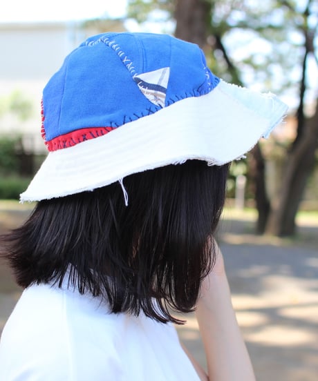 "ロックンロール"  ROCK'N'ROLL hat, Rebuild by vintages