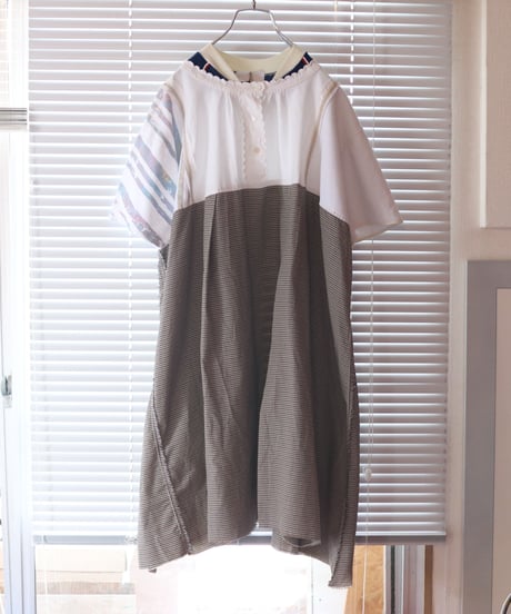 "雨が上がったらお出かけしましょう" Let's go out when it rains Dress, rebuild by vintages