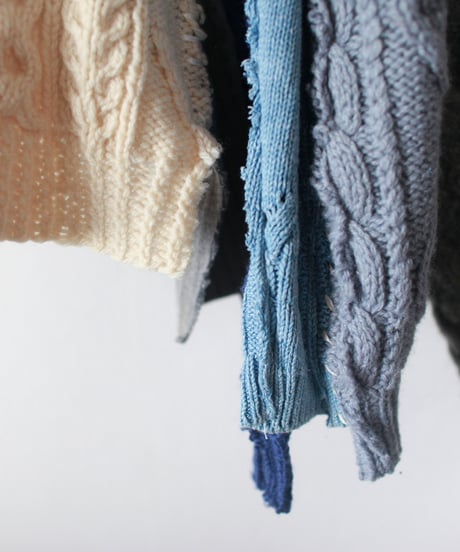 "冬の女神" goddess of winter knit, Rebuild by vintages