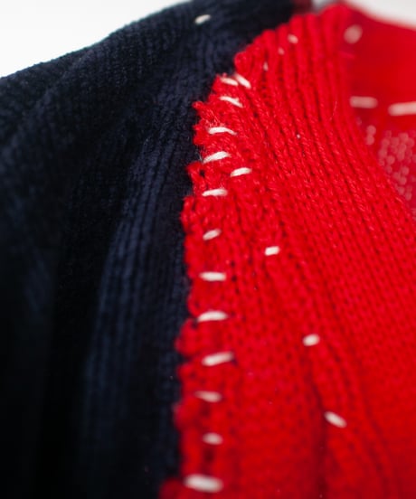 "花のカーディガン" Flowers cardigan, Rebuild by vintages
