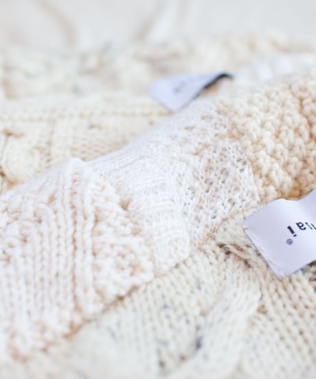 "つぎはぎのアームニット／レッグウォーマー 第二十七色" Arm Knit/Leg Warmers, Rebuild by vintages