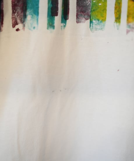 "色彩手刷りのTシャツ 2024年版 第八色" T-shirt with hand-printed colors
