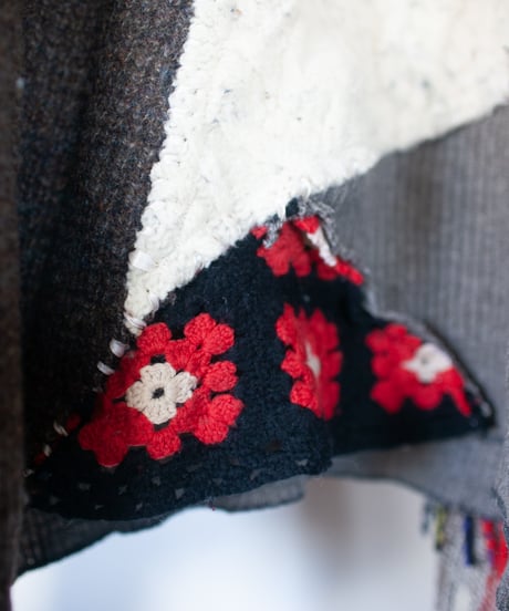 "彼と彼女" he and she knit, Rebuild by vintages