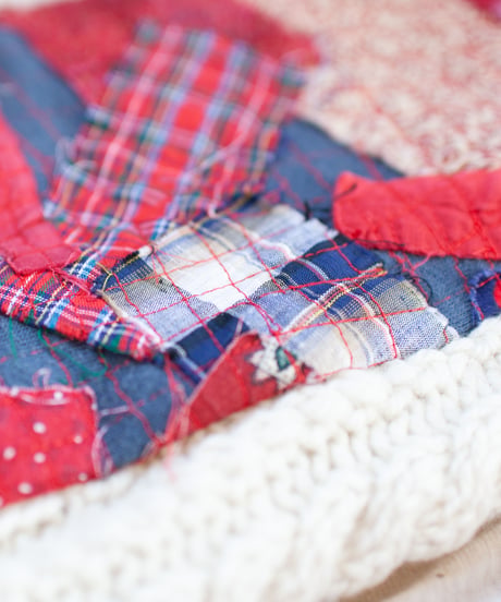 "つぎはぎのアームニット／レッグウォーマー 第四十五色" Arm Knit/Leg Warmers, Rebuild by vintages