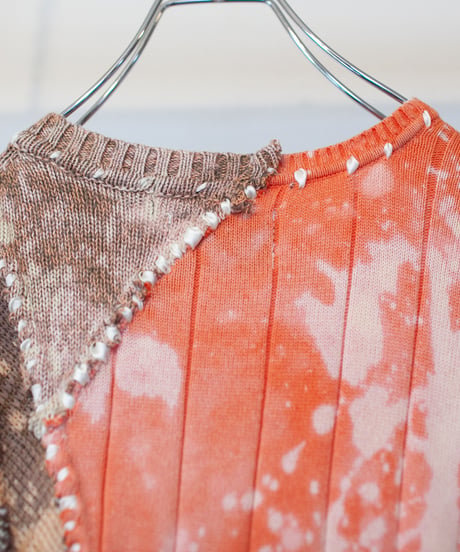 "夢の中の花" flowers in dreams knit, Rebuild by vintages