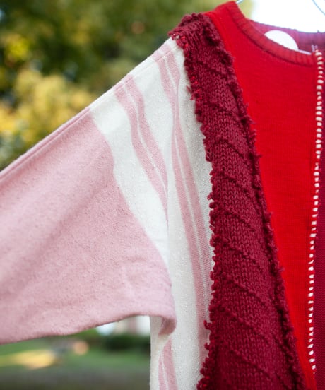 "乙女の日常" life of a girl long-knit, Rebuild by vintages