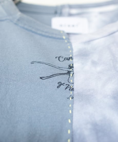 "わらってた雨宿り" laughing out of the rain T-shirts, Rebuild by vintages