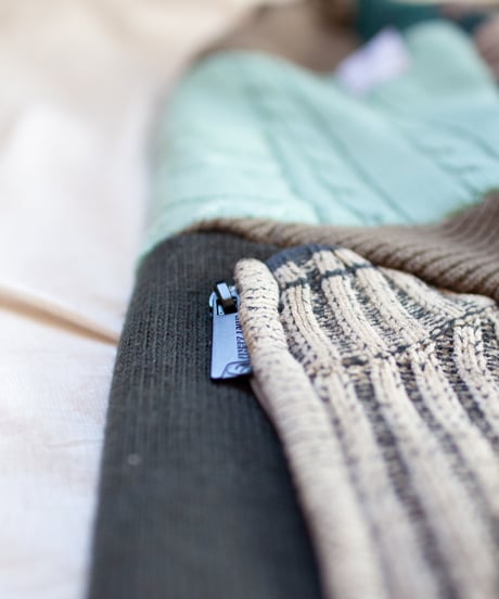 "つぎはぎのアームニット／レッグウォーマー 第三十七色" Arm Knit/Leg Warmers, Rebuild by vintages