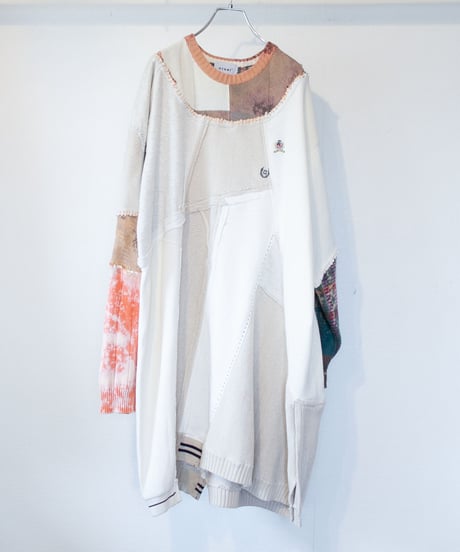 "星見草" chrysanthemum long-knit, Rebuild by vintages