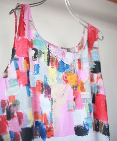 "計画" PLAN, Hand-painted based on French One-piece