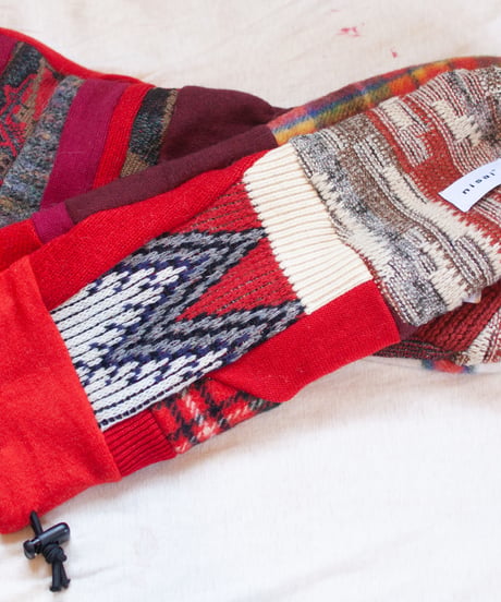 "つぎはぎのアームニット／レッグウォーマー 第五十四色" Arm Knit/Leg Warmers, Rebuild by vintages