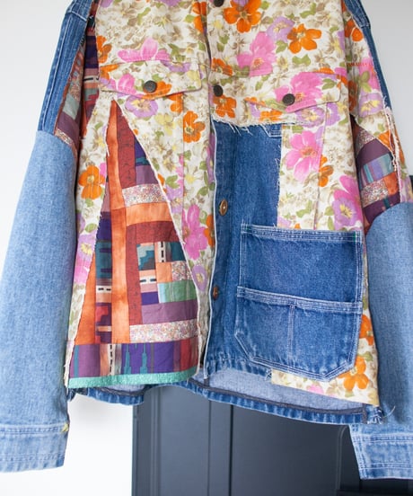 "世界色彩" World Rainbows Denim Jacket, Rebuild by Vintages