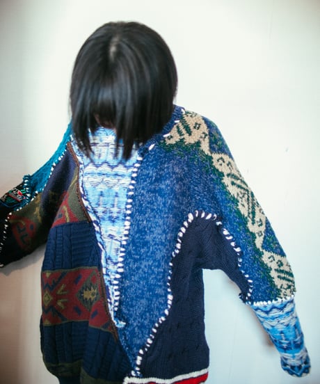"惑星" planet knit, Rebuild by vintages