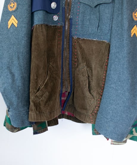 "非戦のトレンチジャケット" no war trench jacket, Rebuild by vintages