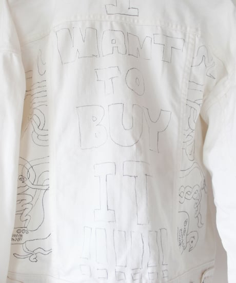 "あそびを抱きしめるためのデニムジャケット" Denim jacket for hugging "play", Based on vintage