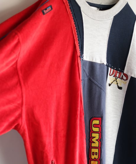 "ボーイフレンド・ワンピース" Dress one-piece for boyfriend, from sweat trainer vintages