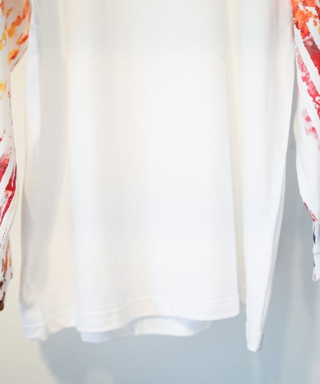 "色彩手刷りと刻まれた名のロンT 2024年版 第一色" T-shirt with hand-printed colors and engraved name