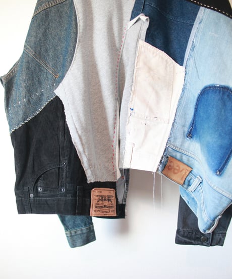 "日食" Solar eclipse pull-over, Rebuild by vintages