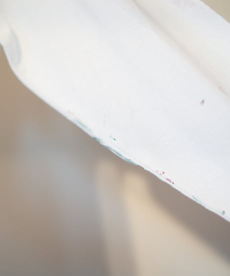 "色彩手刷りのロンT 2024年版 第三色" T-shirt with hand-printed colors