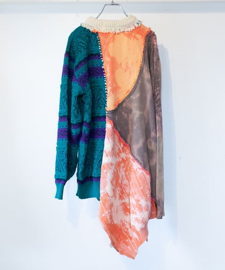 "昇花" sublimation knit, Rebuild by vintages